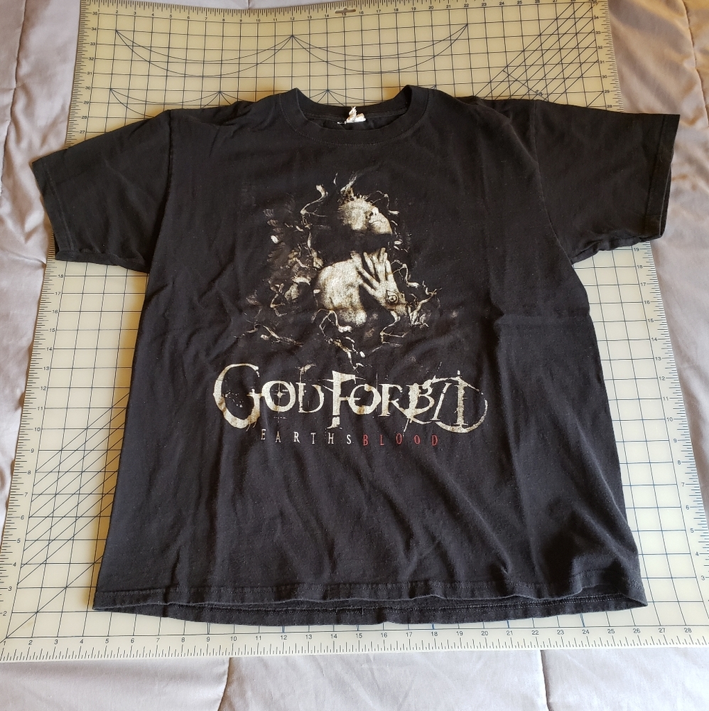 2009 Godforbid Earthsblood concert/promo t shirt